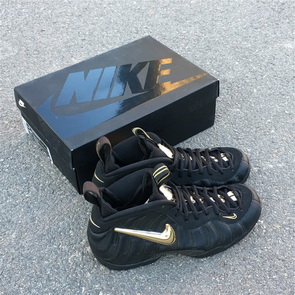 Authentic Nike Air Foamposite Pro “Black _ Metallic Gold”-008