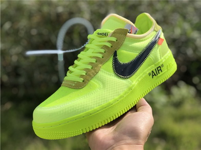 OFF-WHITE x Nike Air Force 1 “Volt”-010