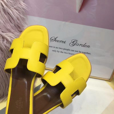 H**mes slippers women(aaa)-017