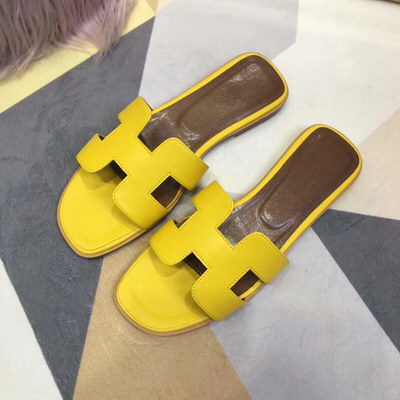 H**mes slippers women(aaa)-017