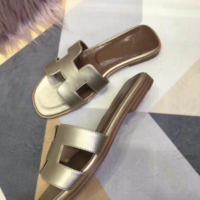 H**mes slippers women(aaa)-010