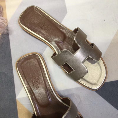 H**mes slippers women(aaa)-010
