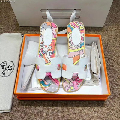 H**mes slippers women(aaa)-005