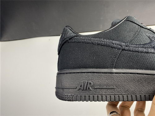 Stussy x Nike Air Force 1 Low “Black”