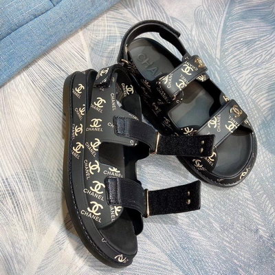 Ch*el slippers women(aaa)-002