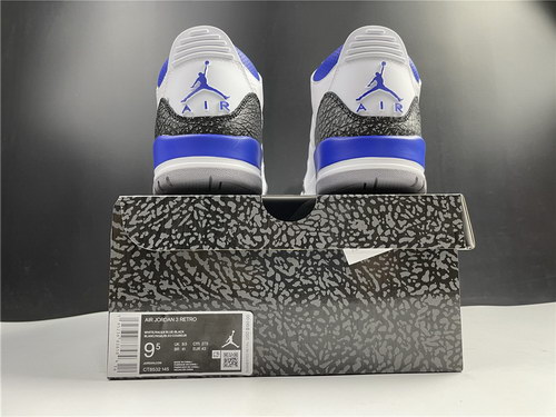 Air Jordan Retro 3 Racer Blue