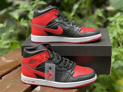 Air Jordan 1 Mid GS “Bred”