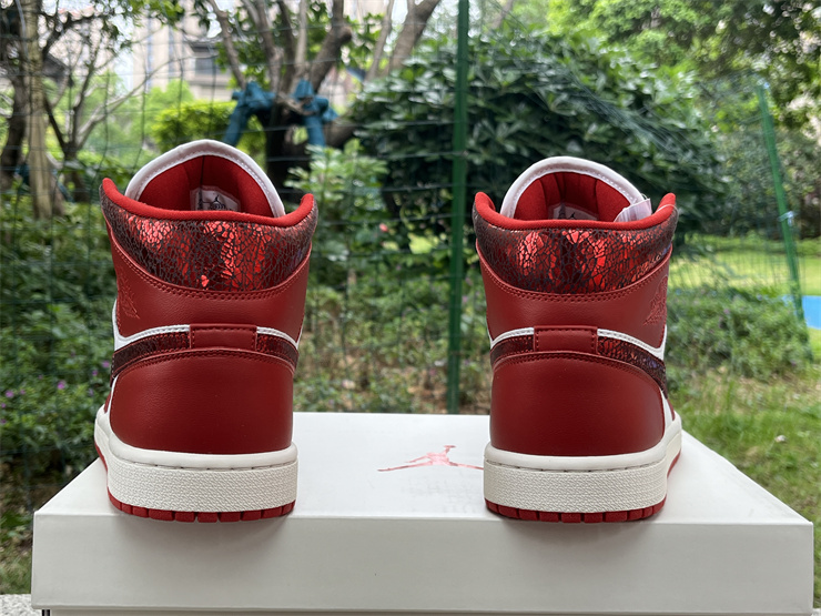 Air Jordan 1 Mid Red-316