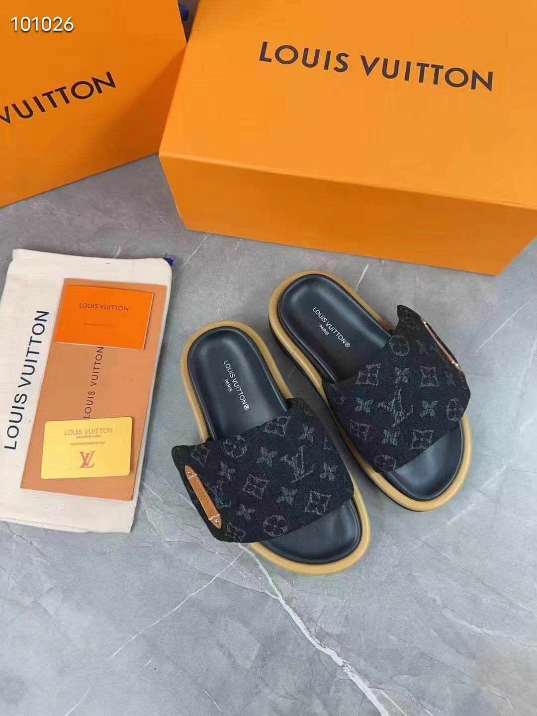LV Slippers(AAA)-076