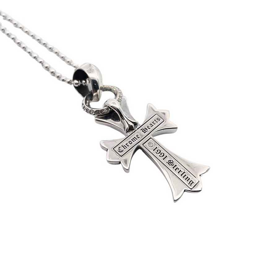 Ch*0me heart necklace-110