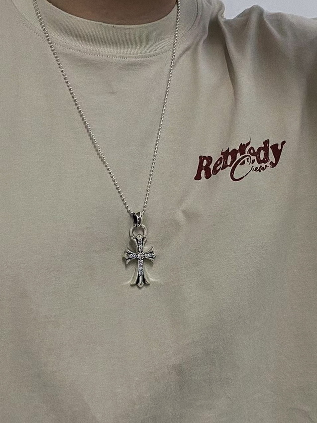 Ch*0me heart necklace-110