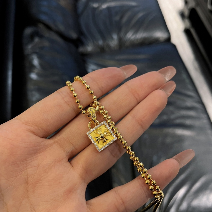 Ch*0me heart necklace-111