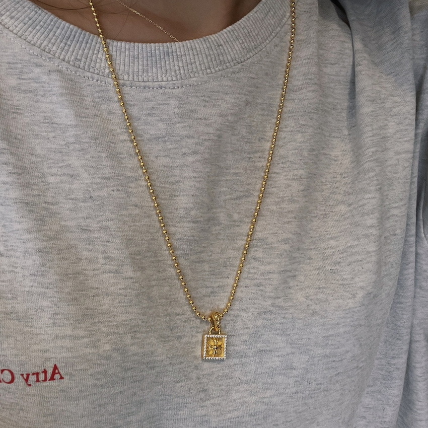 Ch*0me heart necklace-111