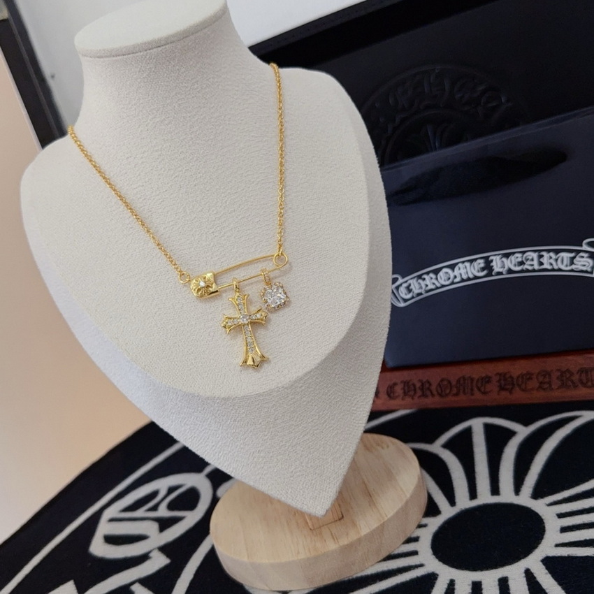 Ch*0me heart necklace-120