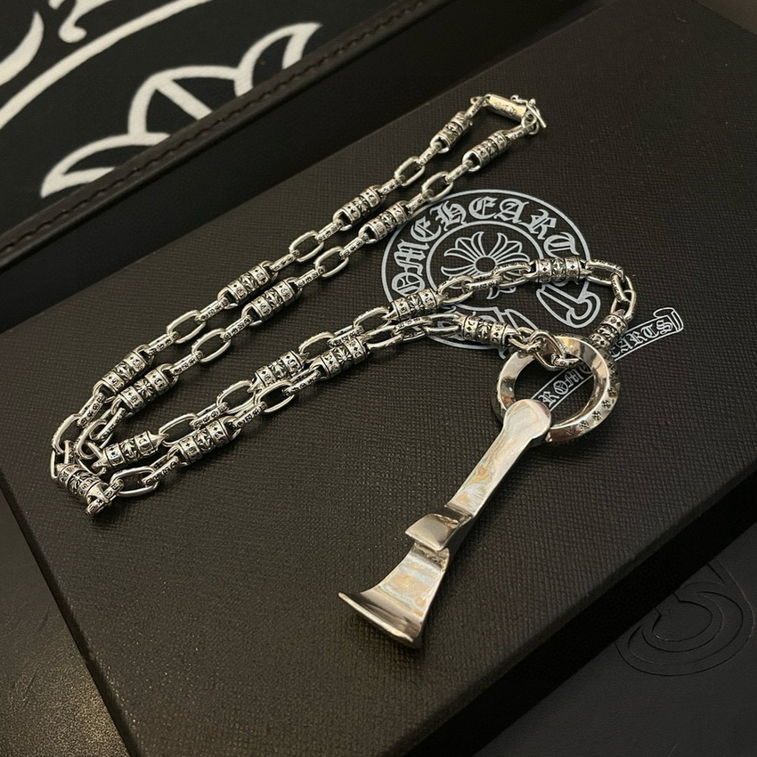 Ch*0me heart necklace-121