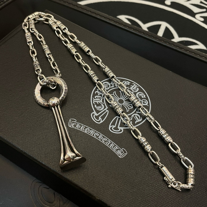 Ch*0me heart necklace-121