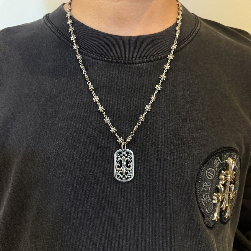 Ch*0me heart necklace-125