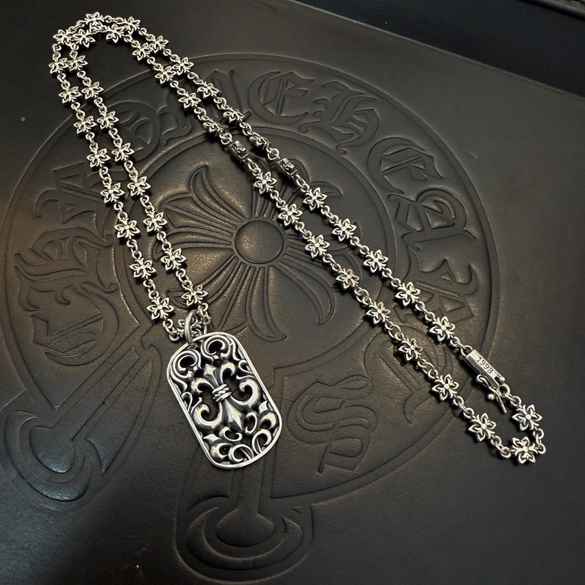 Ch*0me heart necklace-125