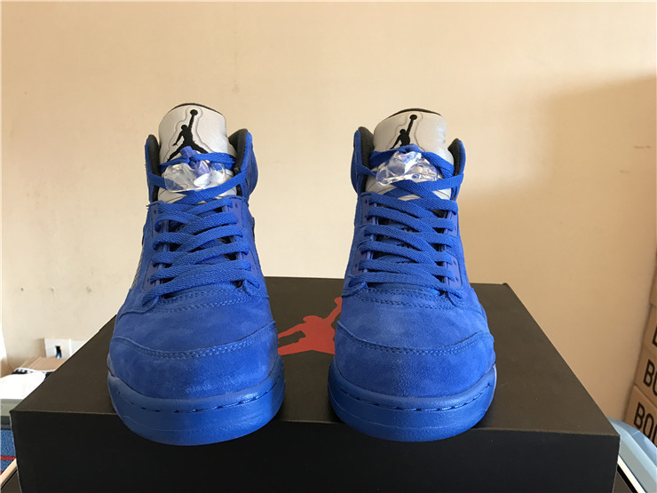 Air Jordan 5 Retro Blue Suede