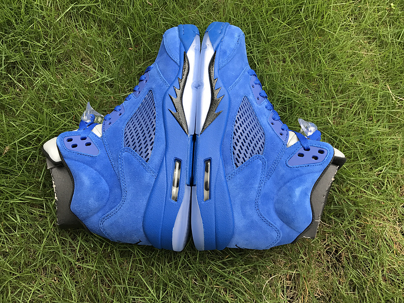 Air Jordan 5 Retro Blue Suede