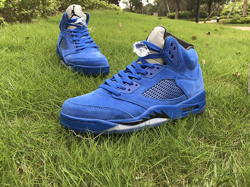 Air Jordan 5 Retro Blue Suede